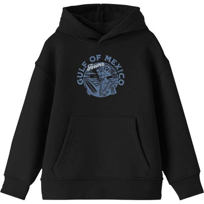 Gulf of Mexico Forever Vintage Skeleton Youth Long Sleee Hoodie