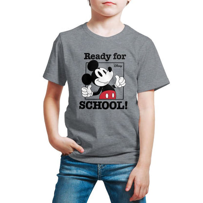 Boys' - Disney - Mickey Mouse Ready For School Short Sleeve Graphic T-Shirt