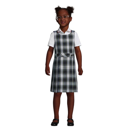 Lands' End Kids Uniform Plaid Jumper