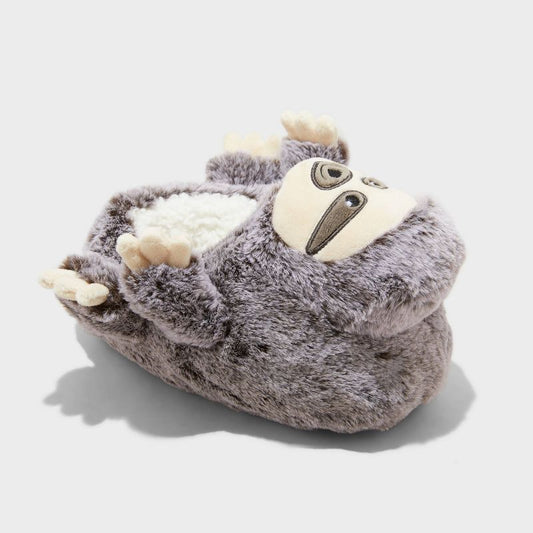 Boys' Sloth Print Loafer Slippers - Cat & Jack™ Brown