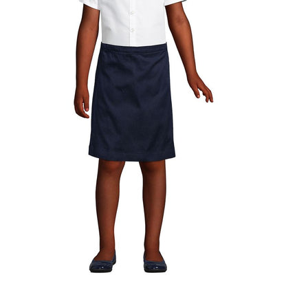 Lands' End School Uniform Kids Blend Chino Skort Top of Knee