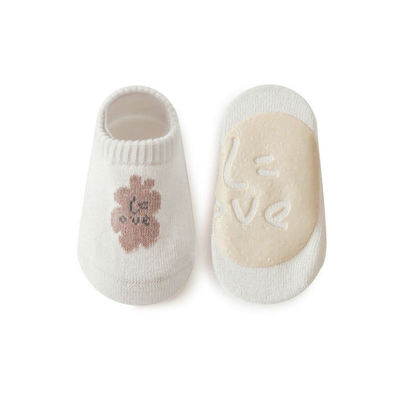 MyKids-Usa Kids Girl Embroidered Pattern Non-Slip Floor Soft Socks