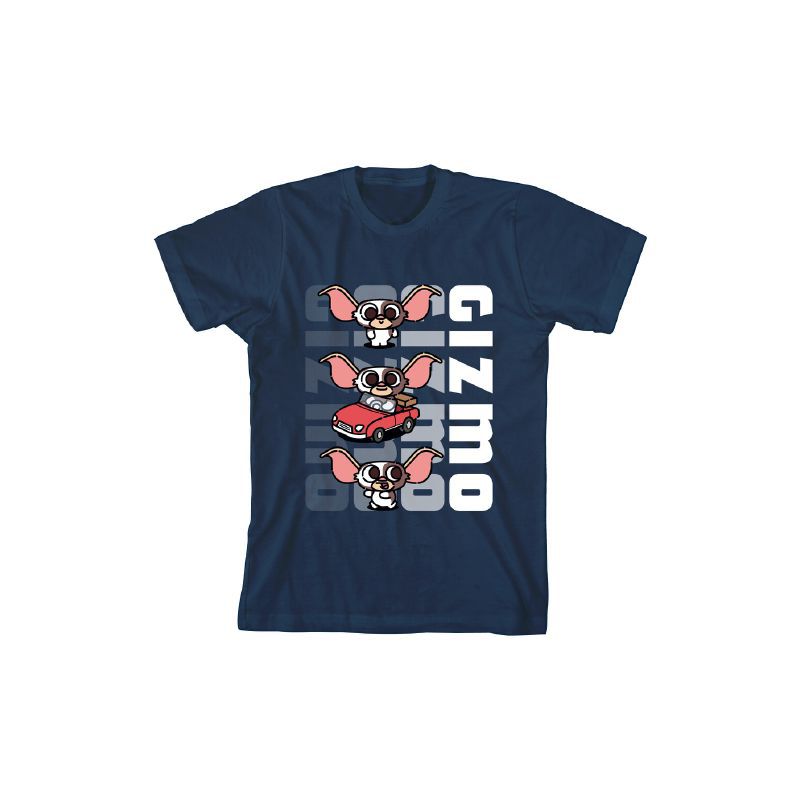 تي شيرت Gremlins Chibi Gizmo للأولاد باللون الأزرق الداكن