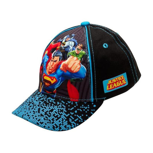 قبعة بيسبول للأولاد من DC Comics Super Hero - قبعة للأطفال من Justice League للأعمار من 2 إلى 7 سنوات