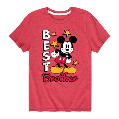 Boys' - Disney - Best Brother Short Sleeve Graphic T-Shirt