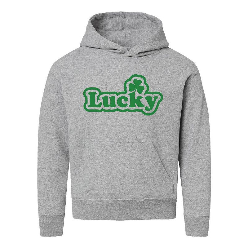 هودي جرافيكي للشباب من Juniper Shop Lucky Bold