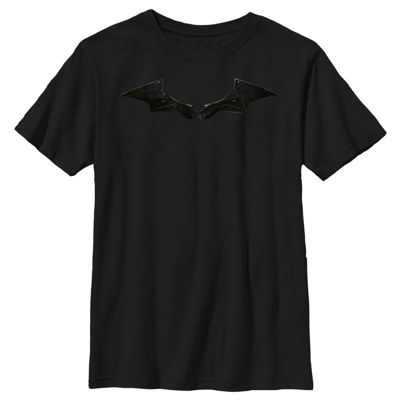 Boy's The Batman Black Armor Batarang T-Shirt