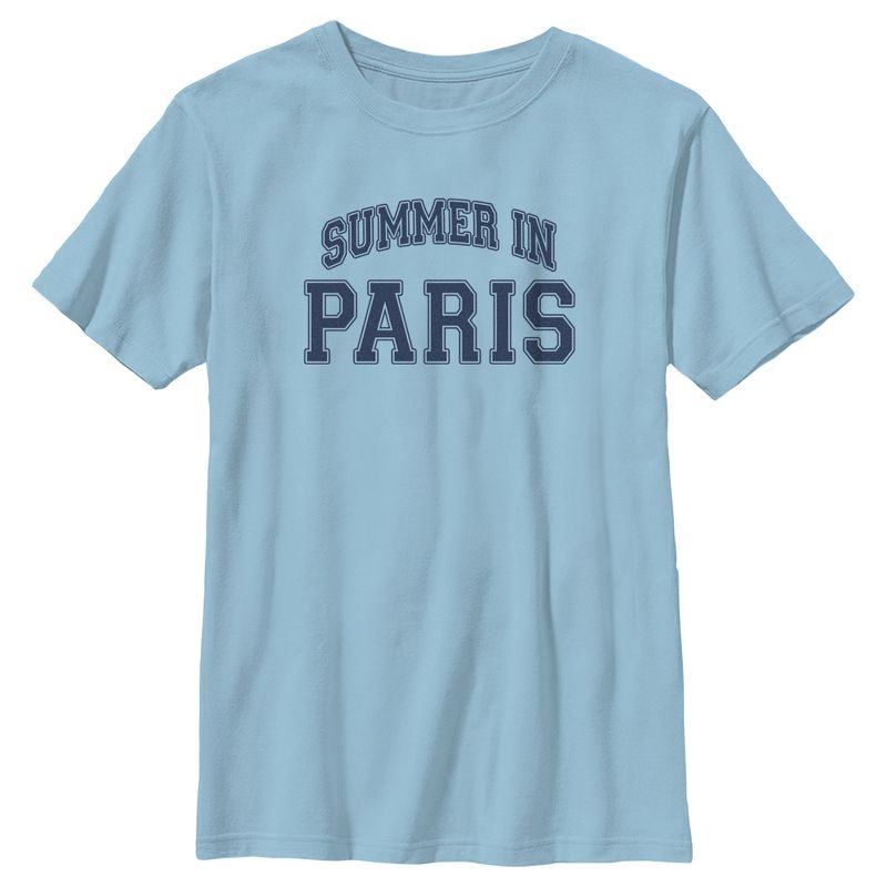Boy's Lost Gods Summer In Paris Blue T-Shirt