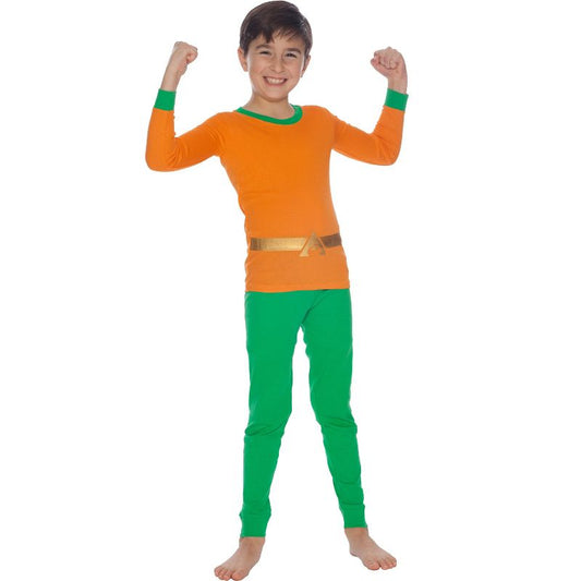 طقم بيجامة قطنية من Justice League Boys Aquaman