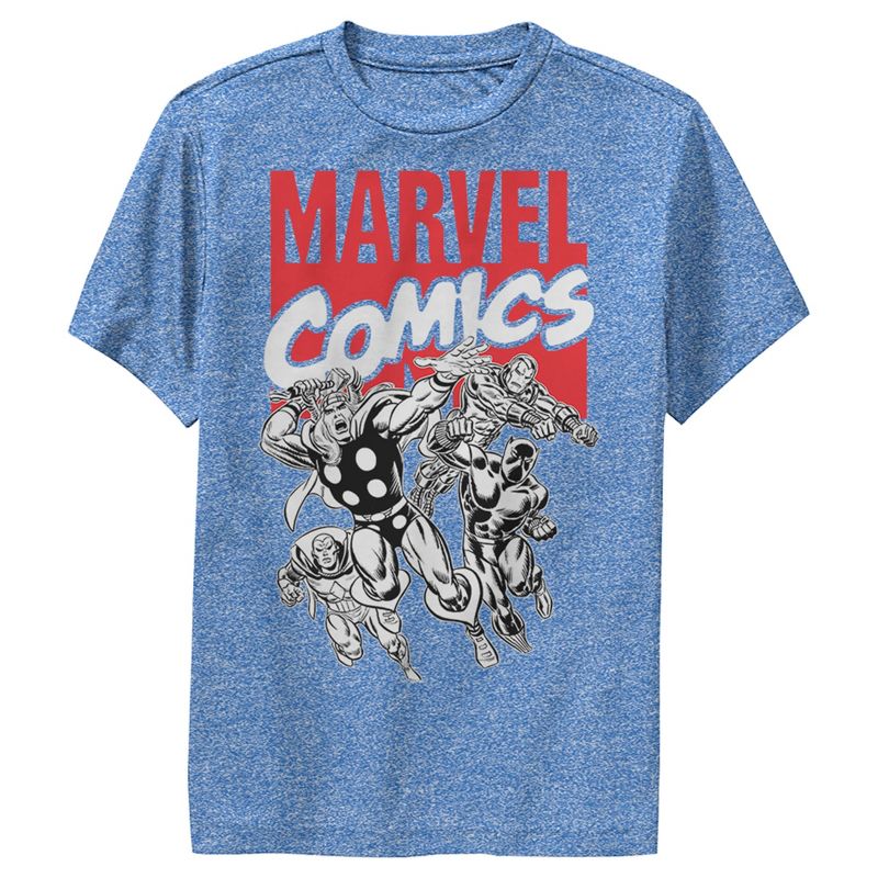 Boy's Marvel Super Avengers Comic Performance Tee