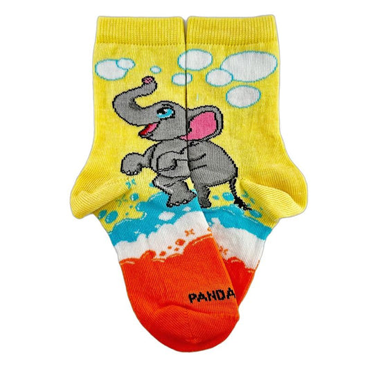 Elephant Bubbles Socks - from the Sock Panda (Ages 3-7)