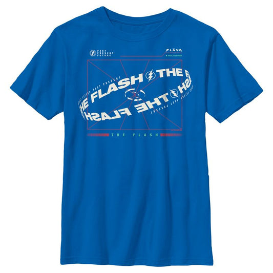 Boy's The Flash Multiverse Curved Logo T-Shirt
