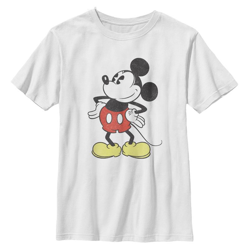 تي شيرت ميكي ماوس للأولاد بطبعة ميكي ماوس وأصدقائه