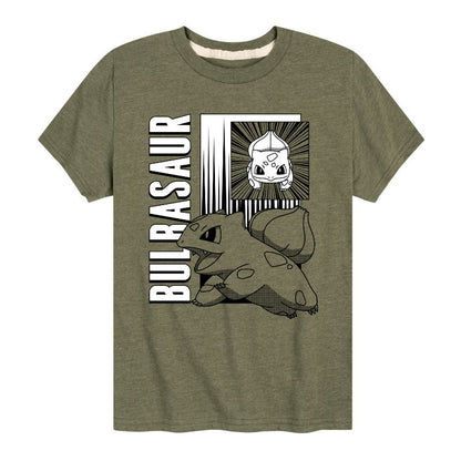 تي شيرت جرافيكي بأكمام قصيرة للأولاد - بوكيمون - معركة أنمي بولباسور