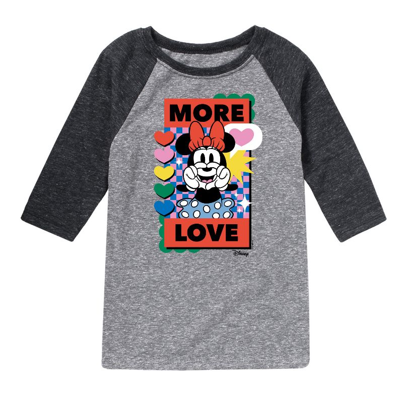 Boys' - Disney - Minnie Mouse Raglan Graphic T-Shirt