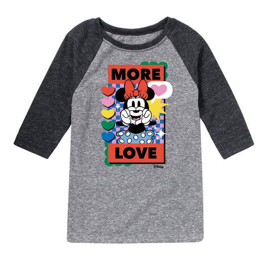Boys' - Disney - Minnie Mouse Raglan Graphic T-Shirt