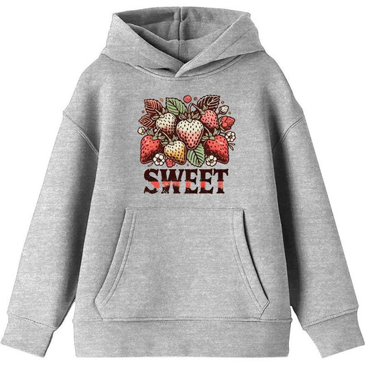 Sweet Strawberries Youth Long Sleeve Hoodie