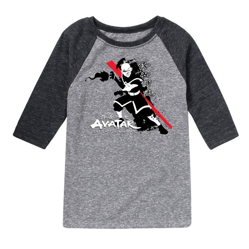 Boys' - Avatar: The Last Airbender - Zuko Fire Nation Raglan Graphic T-Shirt