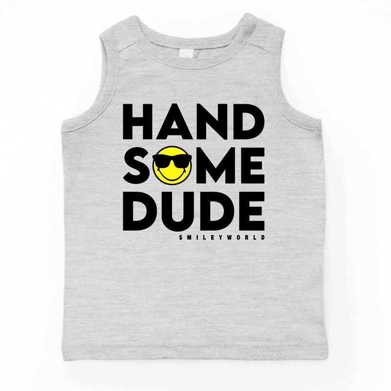 نظارة شمسية أنيقة من ذا جونيبر شوب، سمايلي وورلد، توب بدون أكمام للشباب