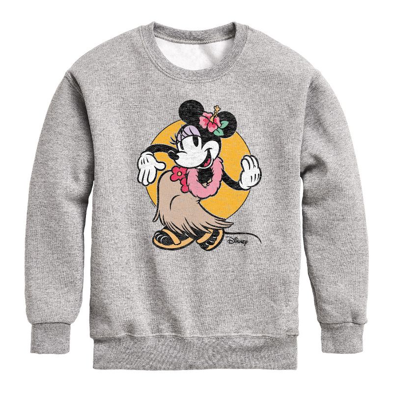 Boys' - Disney - Mickey & Friends Graphic Long Sleeve Fleece Sweatshirt