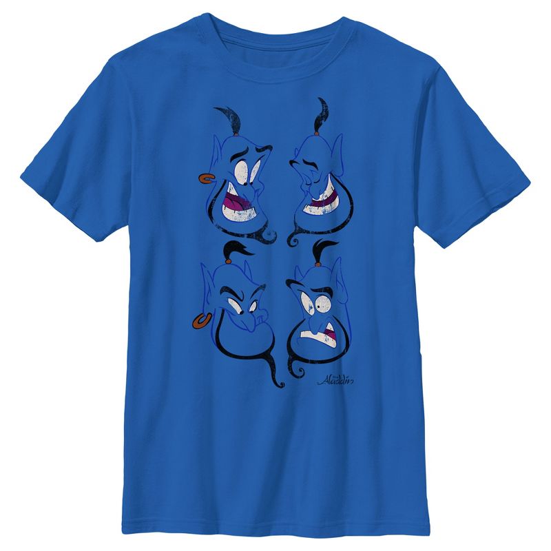 Boy's Aladdin Expressions of Genie T-Shirt