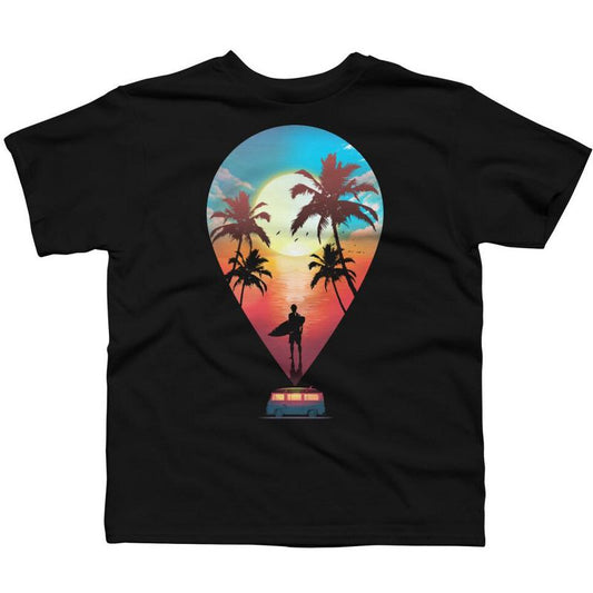 تي شيرت صيفي بتصميم بشري للأولاد من كلينج كلينج