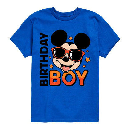 Boys' - Disney - Mickey Birthday Boy Short Sleeve Graphic T-Shirt