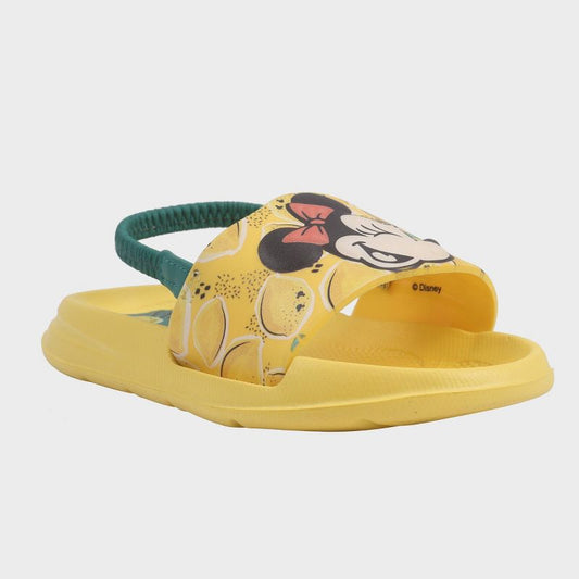 Girls' Minnie Mouse Slide Sandals - Yellow