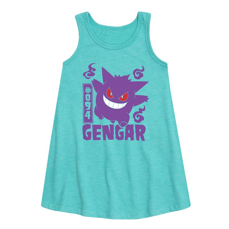Girls' - Pokémon - Gengar Graphic Sleeveless Aline Dress