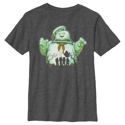 تي شيرت رجالي مطبوع عليه صورة Ghostbusters Halloween Stay Puft Marshmallow Man