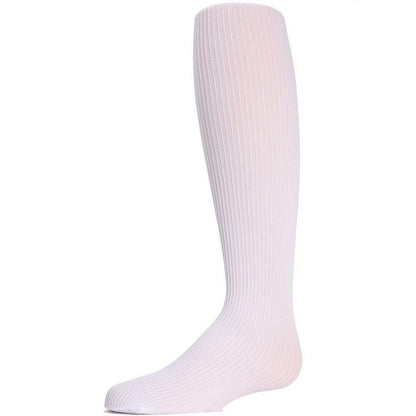 Memoi Textured Toes Girls Ribbed Tights