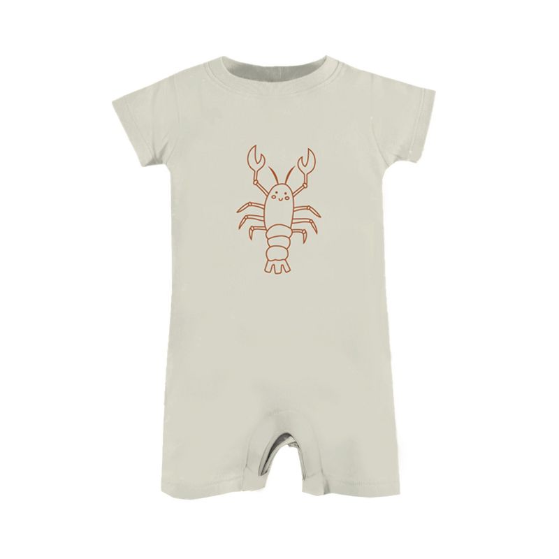 günamüna® Cotton Shortie Romper with DIAPER-ZiP