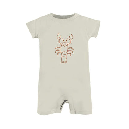 günamüna® Cotton Shortie Romper with DIAPER-ZiP