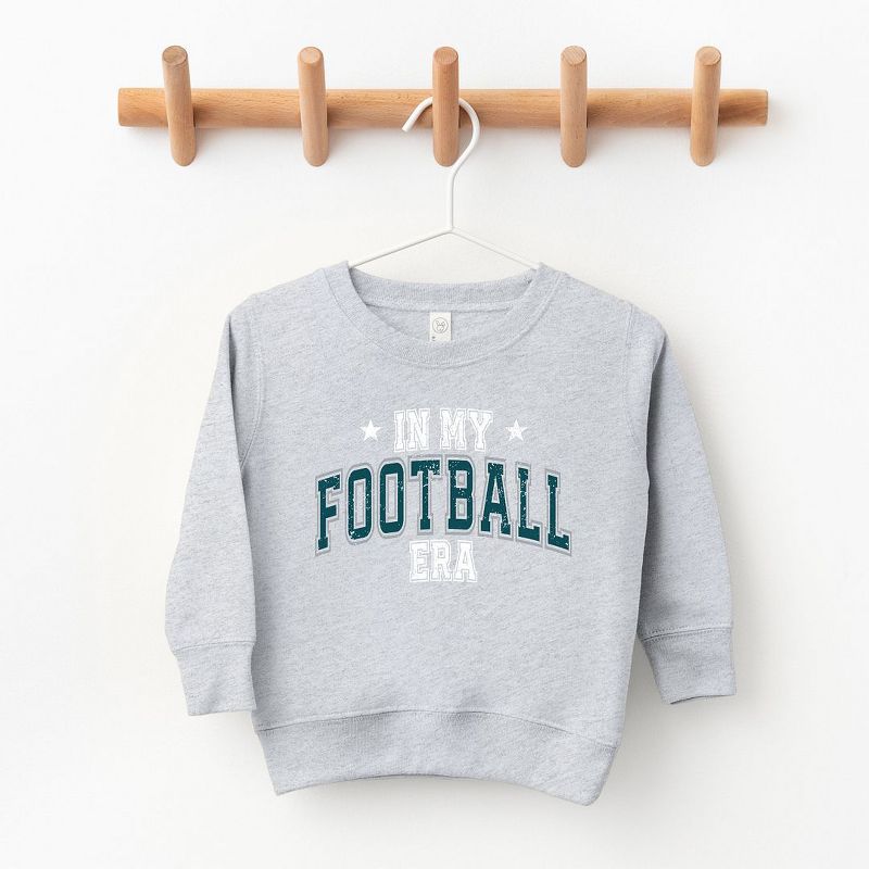The Juniper Shop In My Football Era - Green Toddler Graphic Sweatshirt