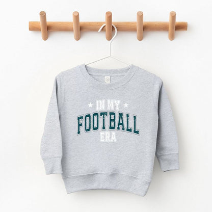 The Juniper Shop In My Football Era - Green Toddler Graphic Sweatshirt