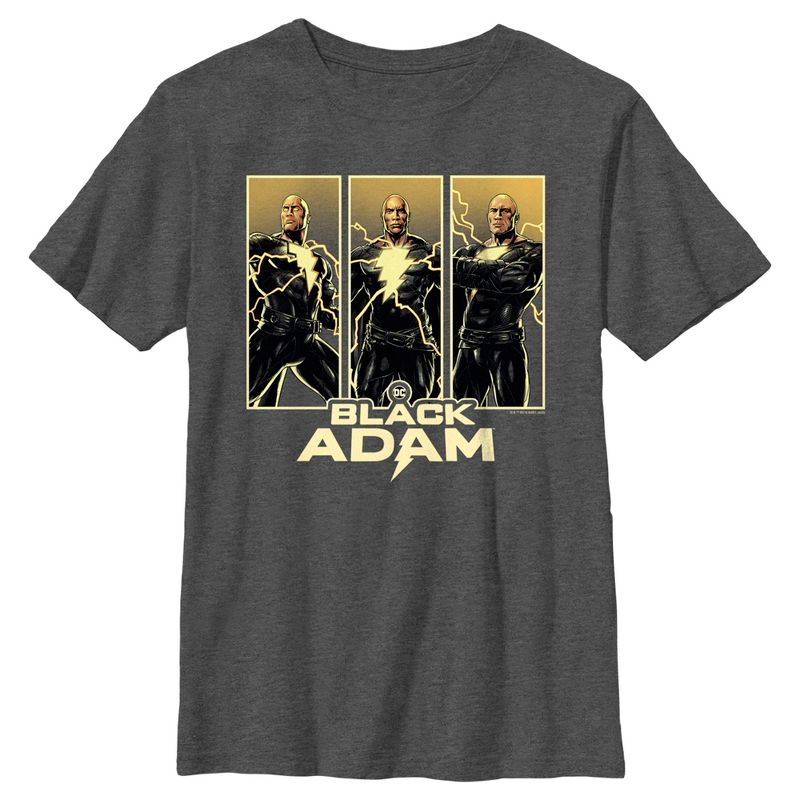 Boy's Black Adam Triple Hero Box T-Shirt