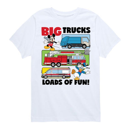 Boys' - Disney - Big Trucks & Loads of Fun Short Sleeve Graphic T-Shirt