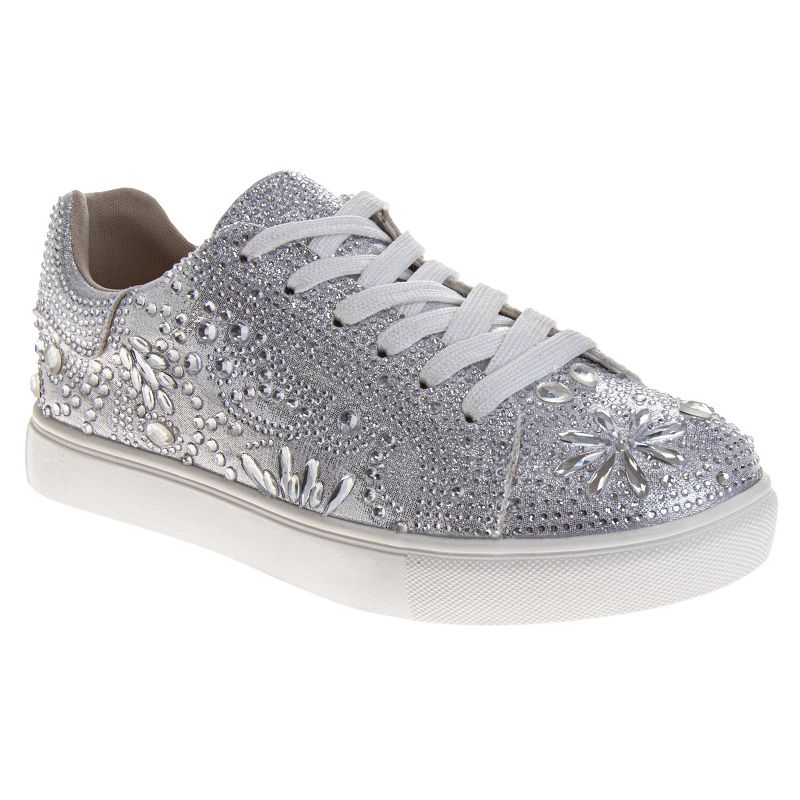 Badgley Mischka Girls' Glitzy Sneakers