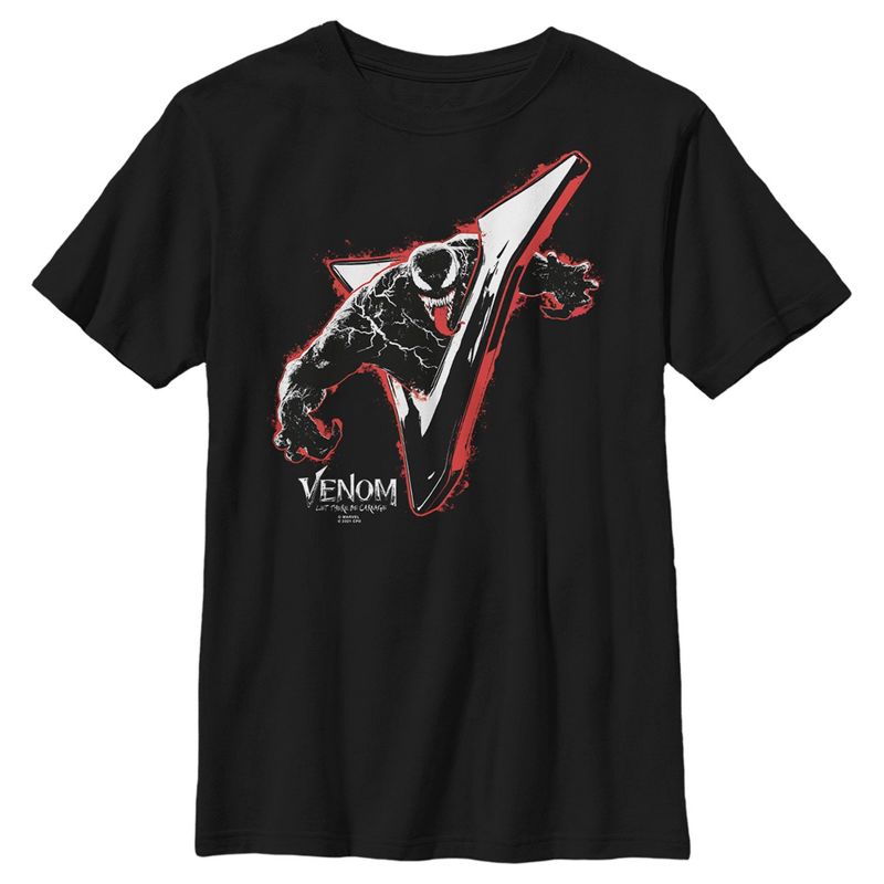 Boy's Marvel Venom: Let There be Carnage Shiny V T-Shirt