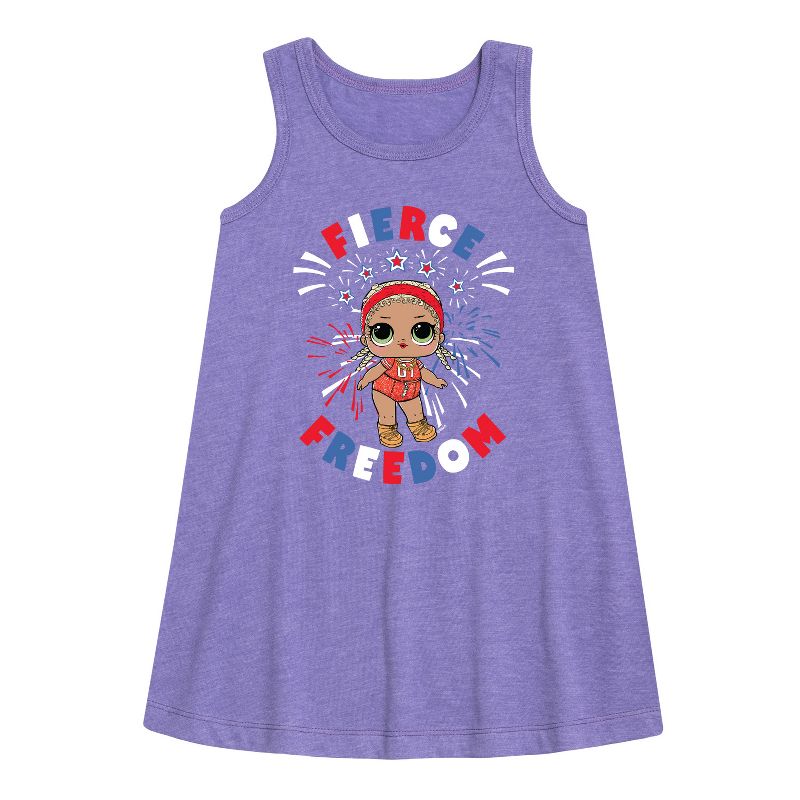 Girls' - LOL Surprise! - 4th of July Graphic Sleeveless Aline Dress