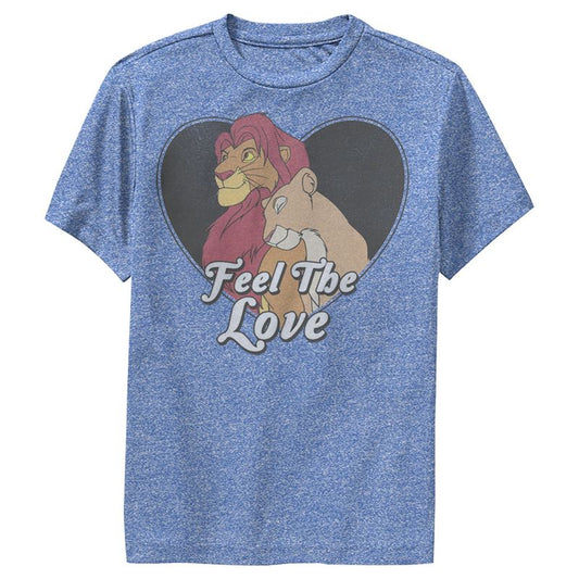 Boy's Lion King Simba and Nala Feel The Love Performance Tee