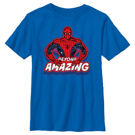 Boy's Spider-Man: Beyond Amazing Retro Pose T-Shirt