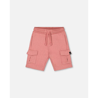 Deux par Deux Boy French Terry Short Dark Old Rose
