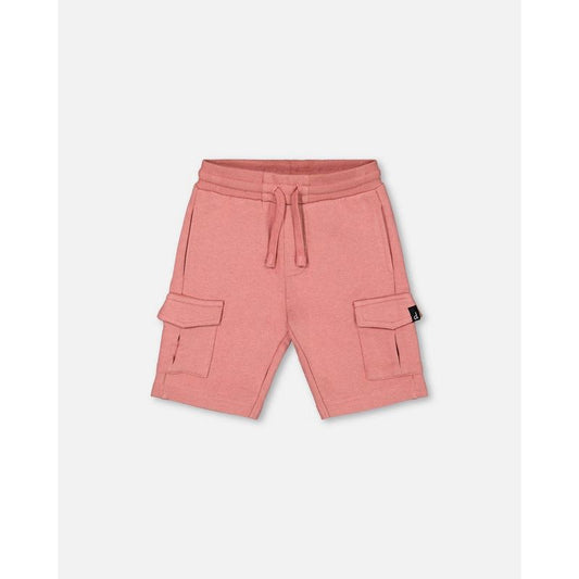 Deux par Deux Boy French Terry Short Dark Old Rose