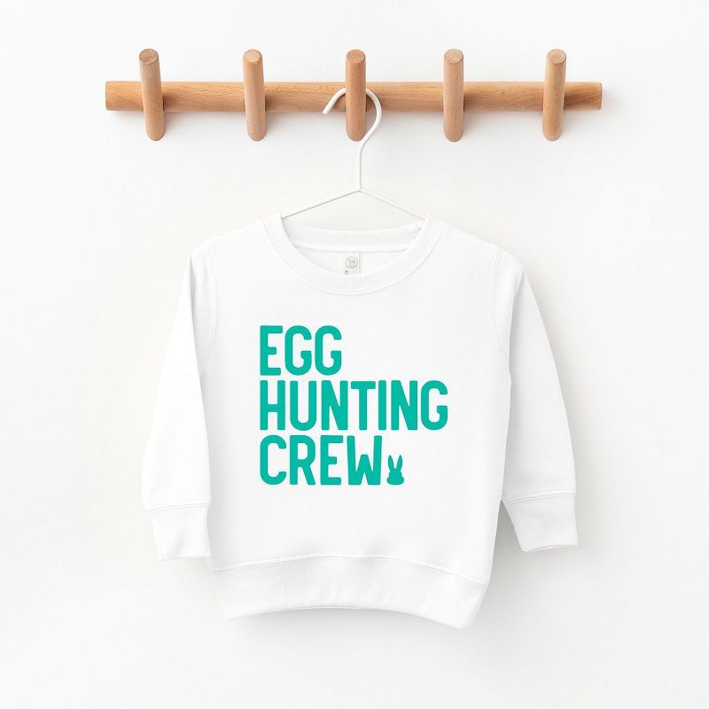 The Juniper Shop Egg Hunting Crew Bunny Toddler Graphic Sweatshirt