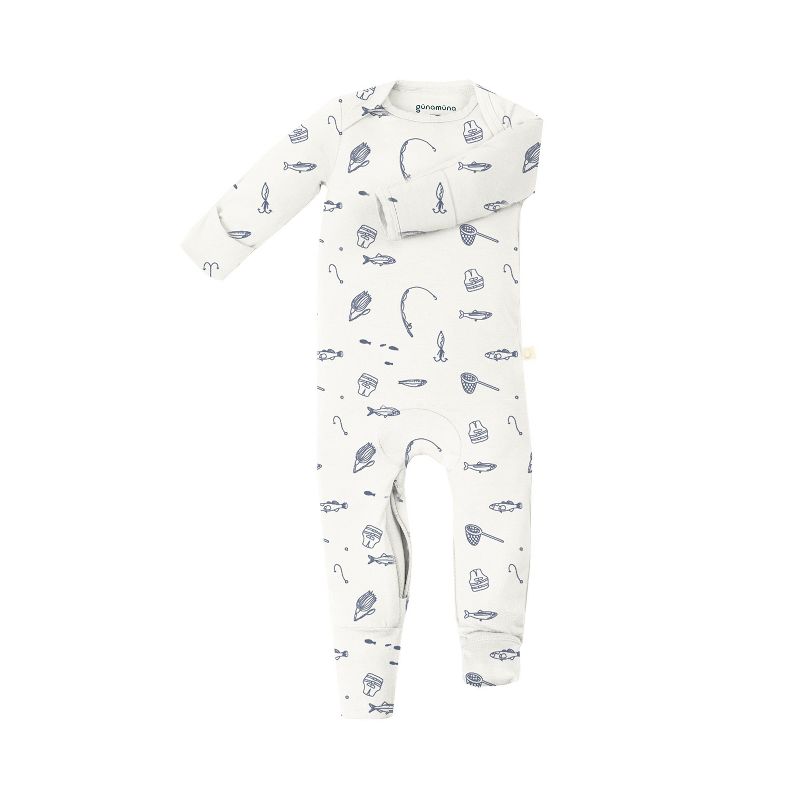 günamüna® Baby Bamboo Rayon Sleeper Pajama with DIAPER-ZiP