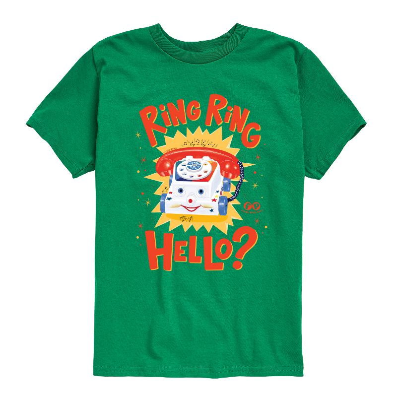 تي شيرت جرافيكي بأكمام قصيرة من فيشر برايس للأولاد - رينغ رينج هالو