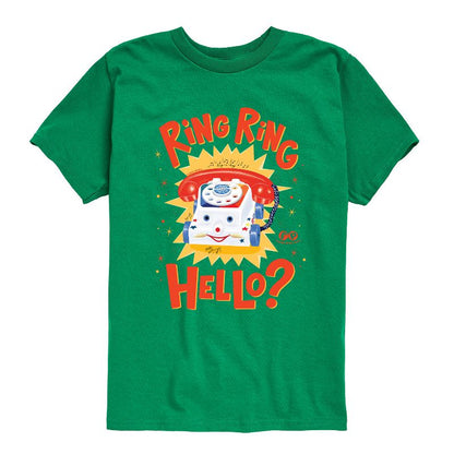 تي شيرت جرافيكي بأكمام قصيرة من فيشر برايس للأولاد - رينغ رينج هالو