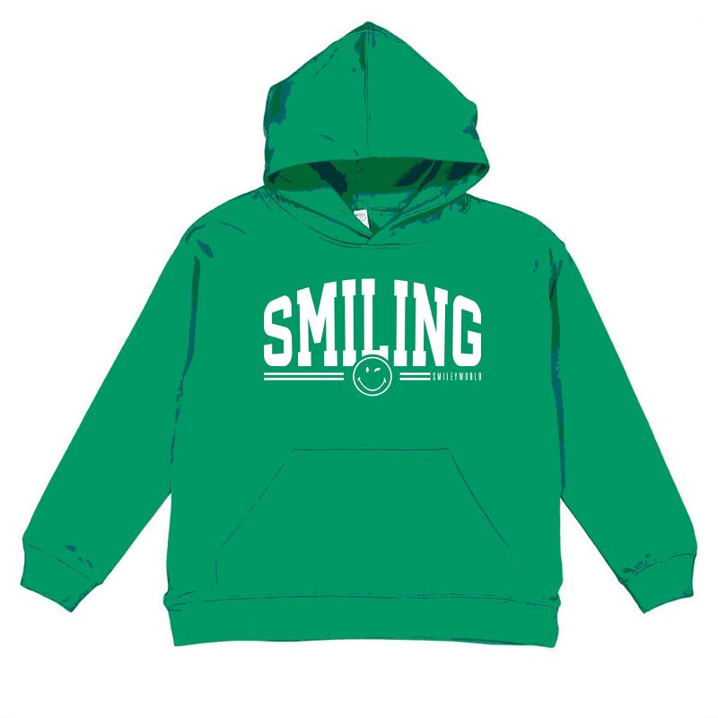 The Juniper Shop SmileyWorld Arched Varsity Youth Hoodie