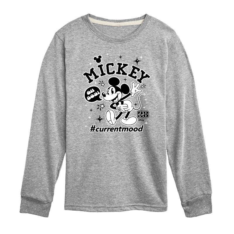 Boys' - Disney - Mickey Mouse Long Sleeve Graphic T-Shirt